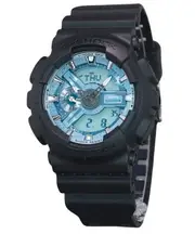 Casio G-SHOCK Ocean Blue Dial Alarm Timer Stopwatch GA-110CD-1A2 200M Mens Watch