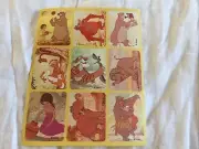 Vintage Disney Jungle Book Sticker Sheet