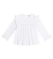 [La Coqueta] La Coqueta Lucia cotton top Y 5 white