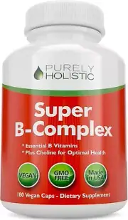 Vitamin B Complex 8 Super B Complex Vitamins with Choline Inositol Vitamins B1