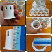 100 EA 1.5" HYDROPONIC MESH NET POT CUP WHITE HYDROPONIC AEROPONIC CLONE