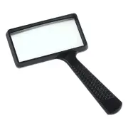 Handheld Rectangular 10X Magnifier Magnifying Glass Loupe For Reading Jewelry