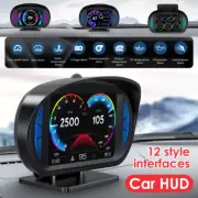 Universal LCD Speedometer Odometer Car HUD OBD Head-Up Display With Alarm System (for: Honda Civic)