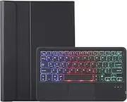 Keyboard Cover Case for Amazon Fire HD 10 & 10 Plus Tablet (13th/11th Generation, 2023/2021 Release), Wireless Bluetooth Keyboard Folio Case | Backlit Keyboard | Touch Mouse