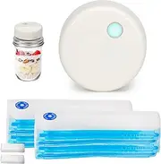 SealVax® Electric Mason Jar Vacuum Sealer Kit – mason jar vacuum sealer with sous vide bags, compatible with Ball&Kerr glass Jars and most genic vacuum sealer bags. (canning jar not included)