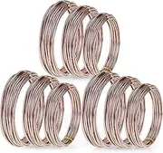 9 Rolls Bonsai Wires Anodized Aluminum Bonsai Training Wire with 3 Sizes (1.0 mm, 1.5 mm, 2.0 mm), Total 147 Feet (Brown)