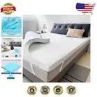 High-Density 2-Inch Queen Memory Foam Topper with Washable Skin-Friendly Cover