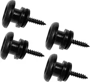 UPKOCH 4 PCS Guitar Strap Button Lock with Mounting Screw Washer for Acoustic Electric Guitar Bass Easy to Install