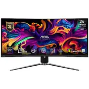 MSI MAG 34" UWQHD 175Hz OLED Curved Gaming Monitor 341CQP