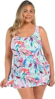 [Maxine Of Hollywood] Women's Twist Swim Dress
