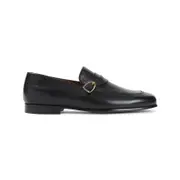 [Tom Ford] Tom Ford-Black Formal Goat Leather Loafers-Uomo 45 IT