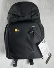 Case Logic Compact DSLR Camera Tablet Backpack Black NWT