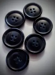 5/8" Navy Heavy Craft/Clothing Buttons