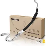 A-Premium Power Steering Hose Pressure Hose Line Assembly Compatible with Ford F-150 F-250 F-350 Bronco 1990-1992, F-200 1990-1991, with O-ring & Bushing, Pump To Gear/Rack Pinion