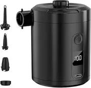 Portable Air Pump for Inflatables | Tiny Air Pump - Electric 5200mAh Battery 4000Pa Quick Inflator Deflator for Pool Beach Travel Home Garage Road Trip