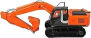 Simulation Collectible Realistic Model Engineering Excavator Model for Hitachi ZH200 1:50 Scale Hydraulic Excavator Alloy Toy Collection Display Gift