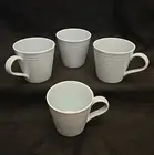 ROYAL DOULTON Gordon Ramsay MAZE - Light Blue Coffee Cup MUG 14 oz LOT SET OF 4