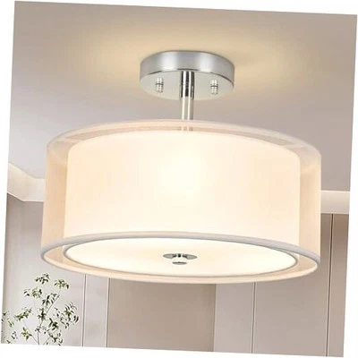 Ceiling Light, 3-Light Ceiling Light Fixture, Semi Flush Mount Ceiling Light,