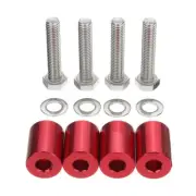 Car Bonnet Hood Vent Aluminium Spacer Riser Racing Motor Engine Swaps Kits