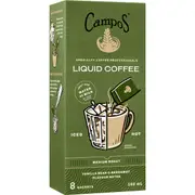Campos Liquid Coffee Sachets 8 pack