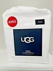 UGG Devon Luxury Softness King Size 4 Pc Sheet Set in Snow White NEW