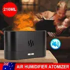 USB Ultrasonic Aroma Air Humidifier Flame Light Purifier Essential Oil Diffuser