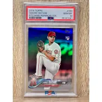 在飛比找蝦皮購物優惠-大谷翔平 2018 TOPPS PITCHING-RAINB