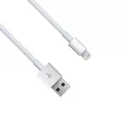 Kentek 6ft MFi Certified Lightning USB Cable Charge Sync for iPhone iPad White
