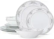[Noritake] Sweet Leilani 12-Piece Set in Pink/White