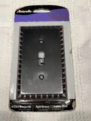 Amerelle Egg & Dart Aged Bronze Switch Plate Wallplate 90TVB
