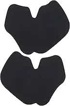 1 Pair Anti-Skid Sweat-Absorbent Controller Grip Sticker Compatible with PS5 Controller Textured Soft Rubber Pads Handle Grips Video Games Accessories Black