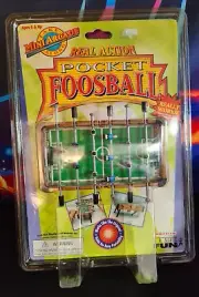 Mini Arcade POCKET FOOSBALL 1997 Basic Fun Vintage Collectible Brand New Sealed