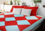 Patchwork Log Cabin Sunshine and Shadows FINISHED QUILT