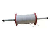 @ Thread Kite Spool With Wheel & Wooden Handale White Color