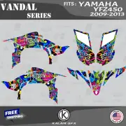 Graphics Kit for YAMAHA YFZ 450R 2009-2013 16 MIL Vandal Series - Magenta
