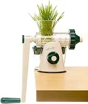 The Original (Lexen GP27) - Manual Juicer - Celery, Wheatgrass, Kale, Spinach, Parsley and Any Other Leafy Green! Featuring a masticating Live-Enzyme Cold Press Process!