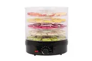 YOPOWER Black/Green Food Dehydrator, Food Dryer with 5 Removable Trays, 35-70 Adjustable Temperature Controls for Jerky Meat Herbs Fruit, Bread