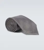 [Tom Ford] Tom Ford Silk tie One Size grey
