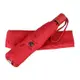 LONGCHAMP PARAPLUIE HOMME刺繡LOGO尼龍摺疊傘(紅x暗紅)