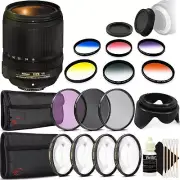 Nikon AF-S DX NIKKOR 18-140mm Lens for Nikon DSLR Cameras w/ Accessory Bundle