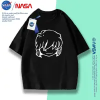 在飛比找蝦皮商城精選優惠-官方正品 免運NASA聯名款灰原哀二次元cos短袖T恤男女半