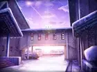 Anime landscape lens flare snow sunlight Playmat Gaming Mat