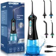 Travel Water Flosser Cordless for Teeth: Adults Dental Oral Irrigator for Bra...