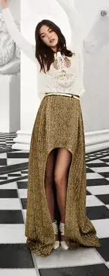 BNWT SASS & BIDE "The Wishing Tree" Couture Runway GALLERY Skirt - Sz 8 - $790