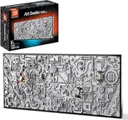 TG BLOCKS Star Trench 3D Wars Run Wall Art Craft Kit, Micro Brick Framed, Creative Activity Hobbies for Teens and Adults, DIY Home, Office Decor, Suitable for Kids 8+