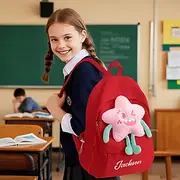 Personalized Name School Backpack Custom Back to School Gift, Durable Large Capacity Bag with Multi Compartments for Books, Stationery, Water Bottle, Gift for