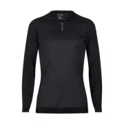 Fox Racing Flexair Pro Mens Long Sleeve Jerseys-Black-Large