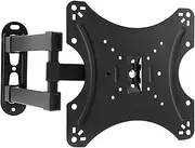 TV Wall Mount Bracket Flat Panel TV Frame Support 15 Degrees Tilt with Fader for 14-42 Inch 18KG LCD LED Monitor