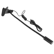 Student Reading Clipon Light 360° Flexible Neck Lamp USB Power Supply Clamp US