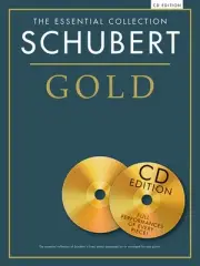 Schubert Gold Essential Collection Piano Solo Classical Sheet Music Book CD